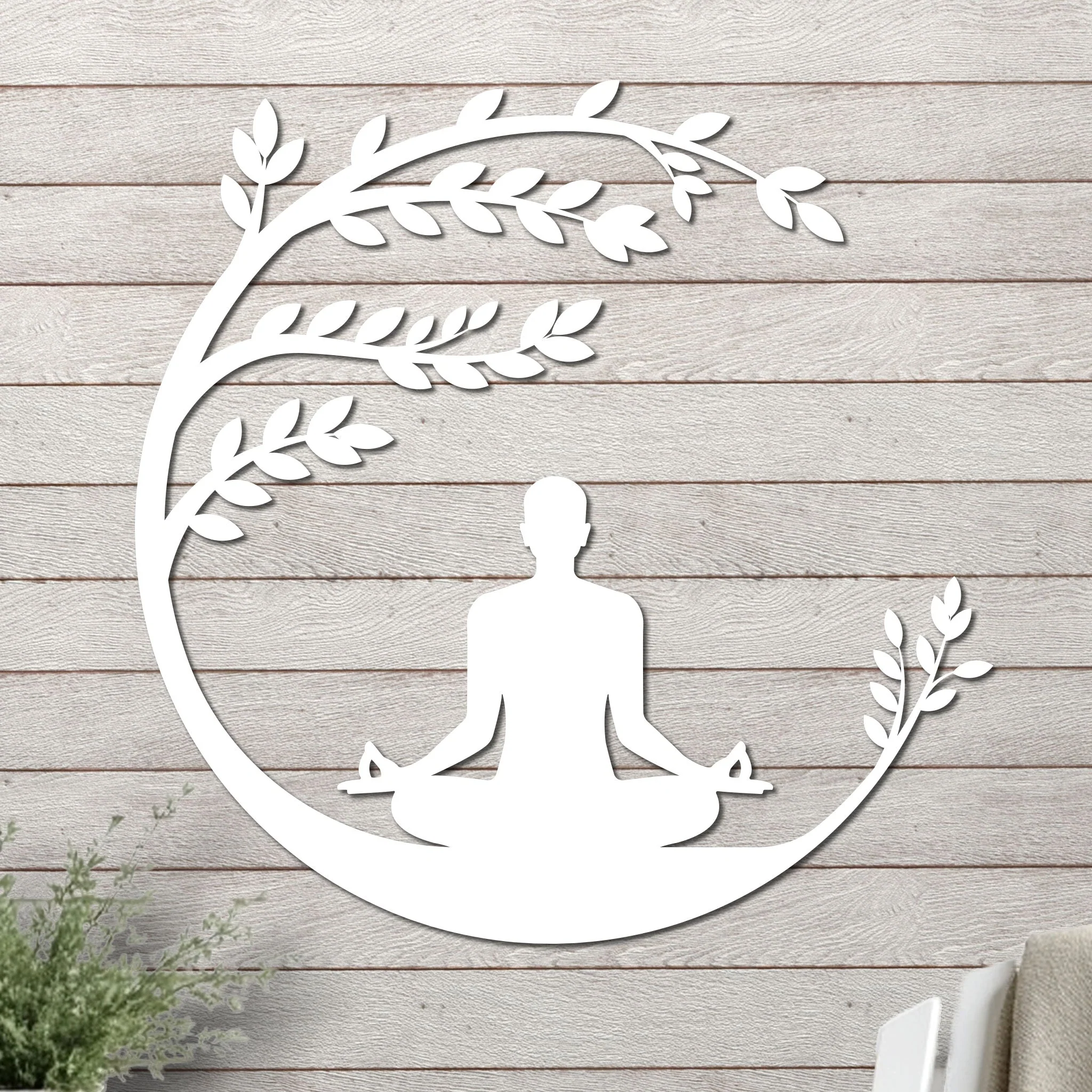 Yoga Beneath a Tree Sign - Image 2