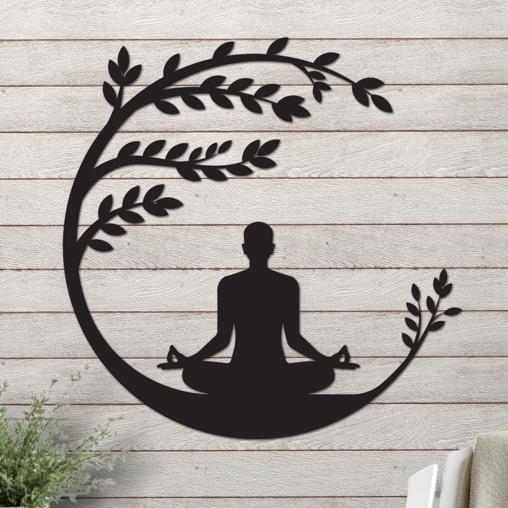 Yoga Beneath a Tree Sign - Image 3