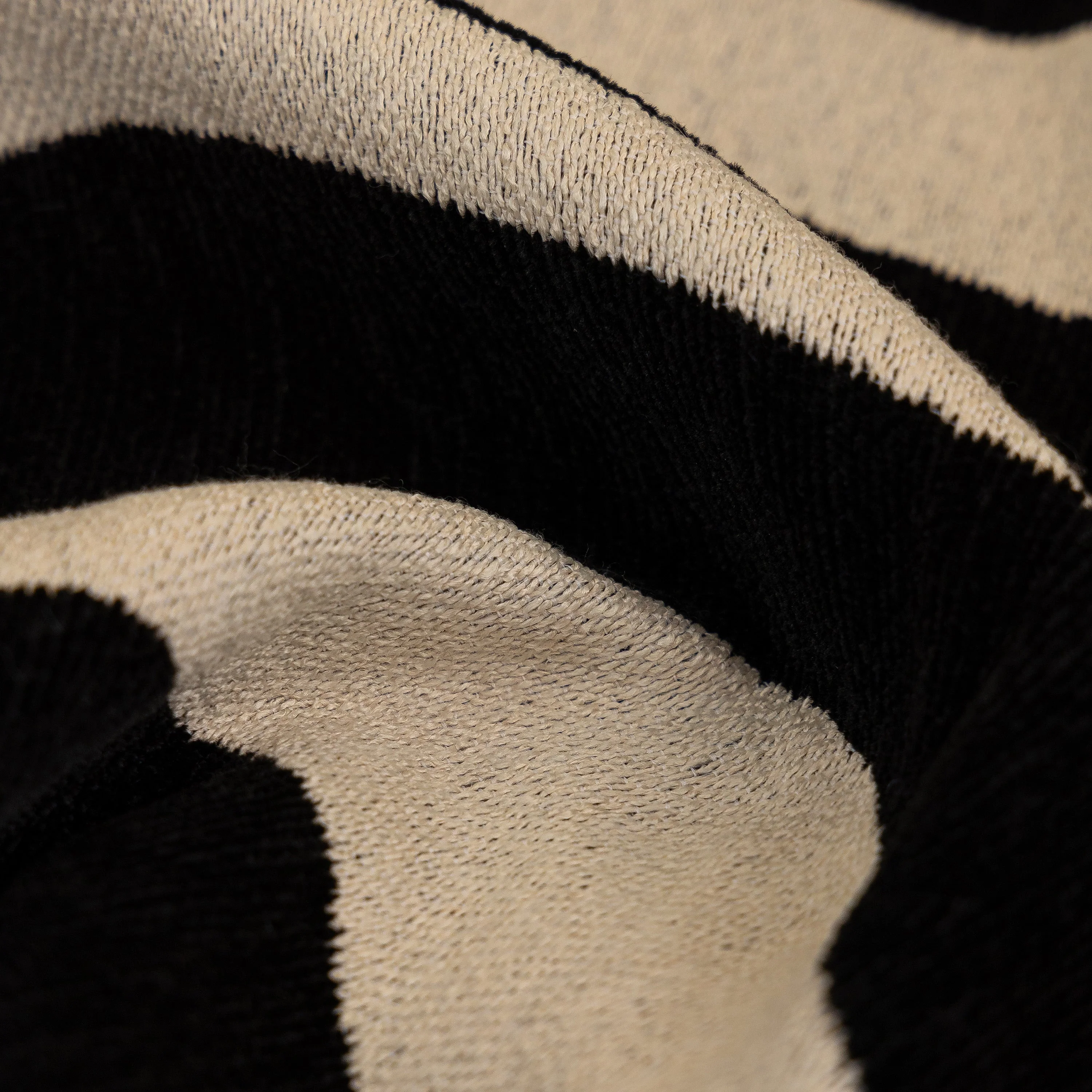 Zebra Striped Chenille Throw Sofa Cover Full-Cover Decorative Furniture Slipcover - Image 125
