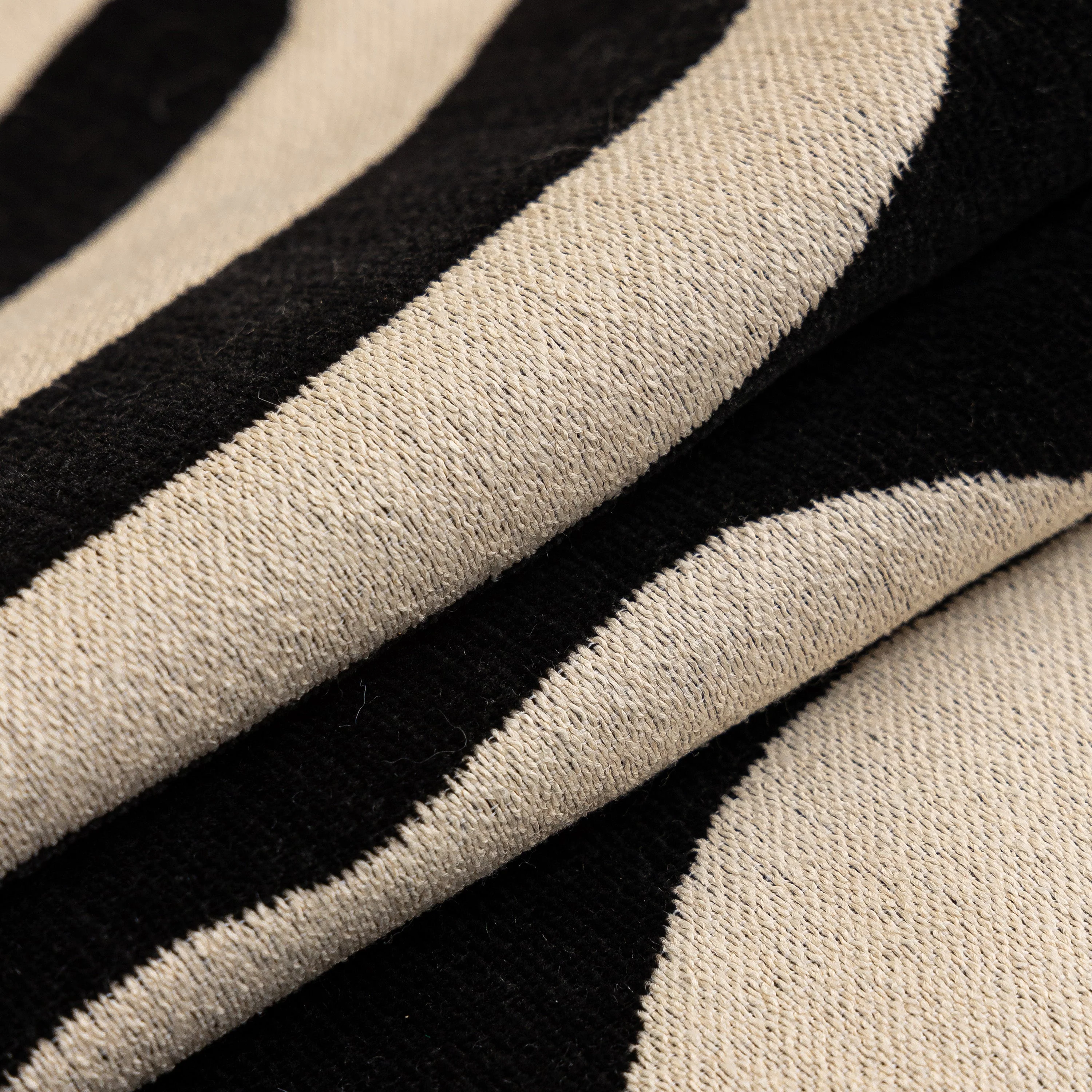 Zebra Striped Chenille Throw Sofa Cover Full-Cover Decorative Furniture Slipcover - Image 132