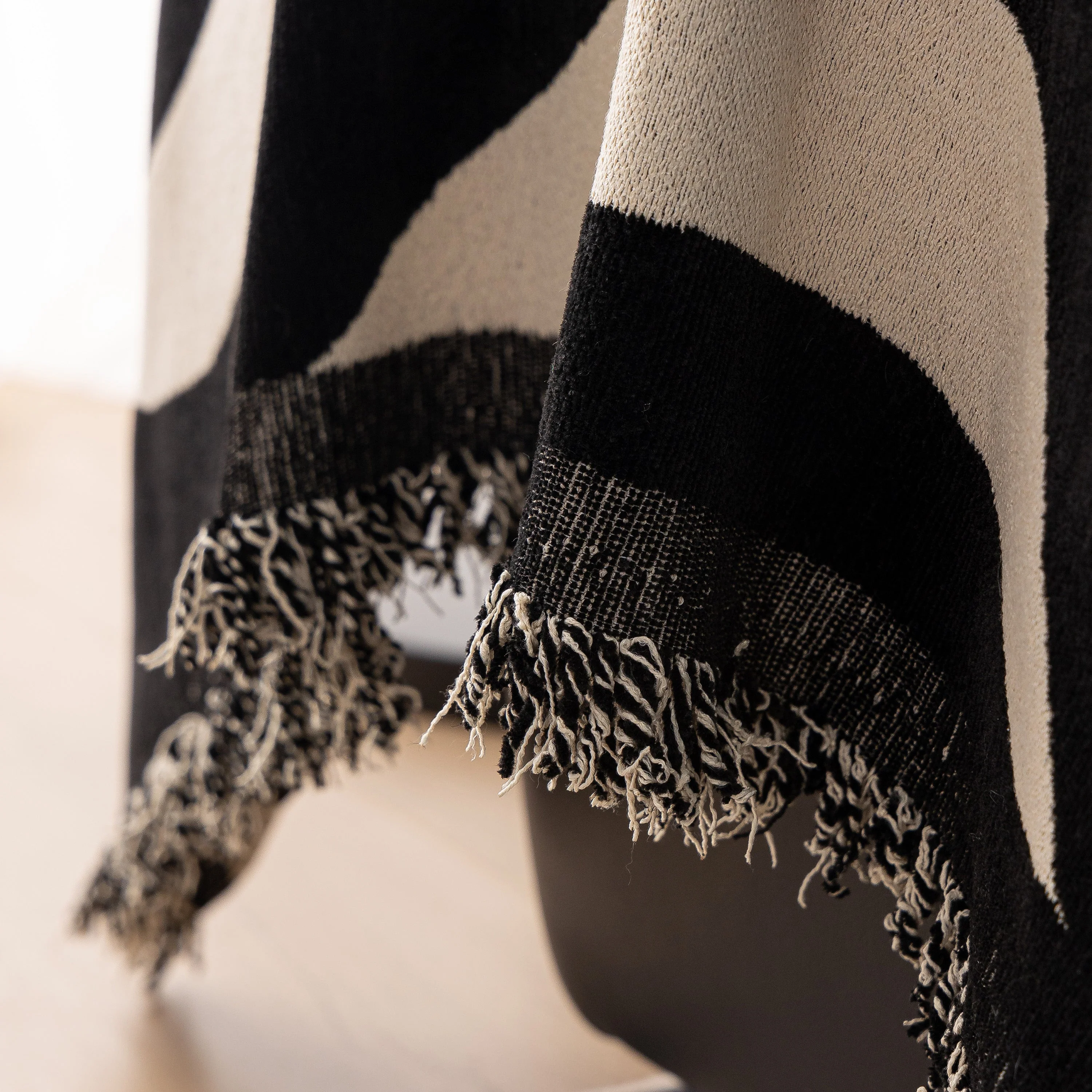 Zebra Striped Chenille Throw Sofa Cover Full-Cover Decorative Furniture Slipcover - Image 133