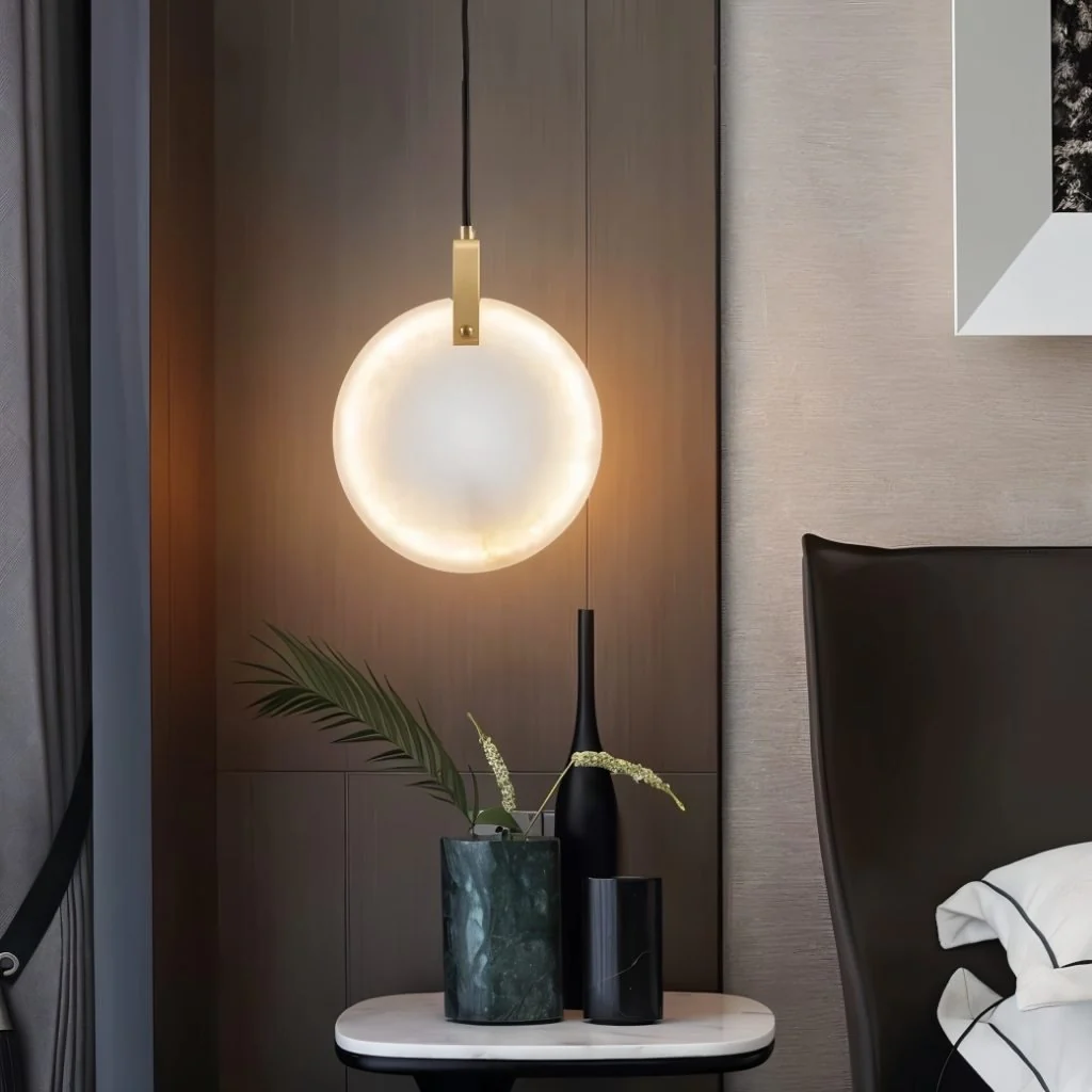 Zenqua Alabaster Pendant Light - Open Box - Image 10