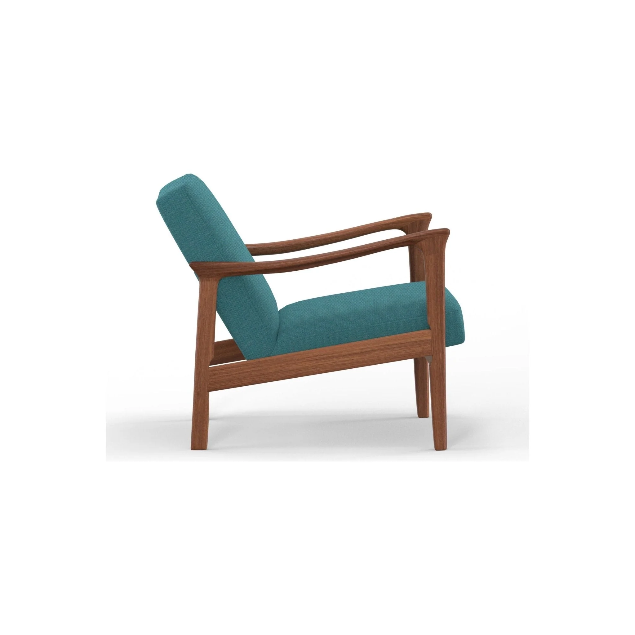Zephyr Lounge Chair (Turquoise) - Image 4