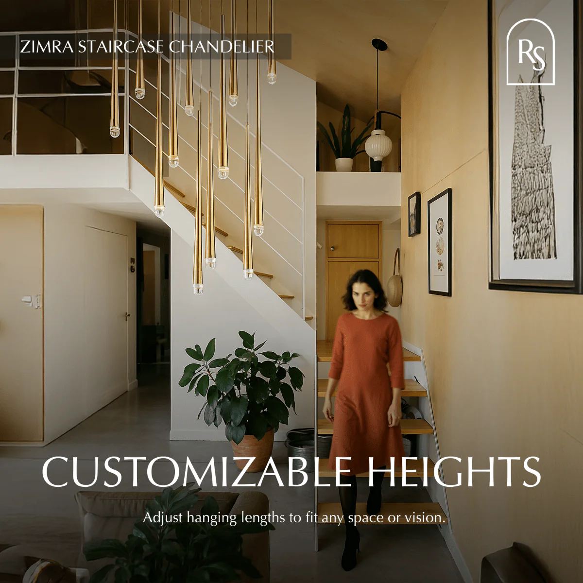 Zimra Staircase Chandelier - Image 6
