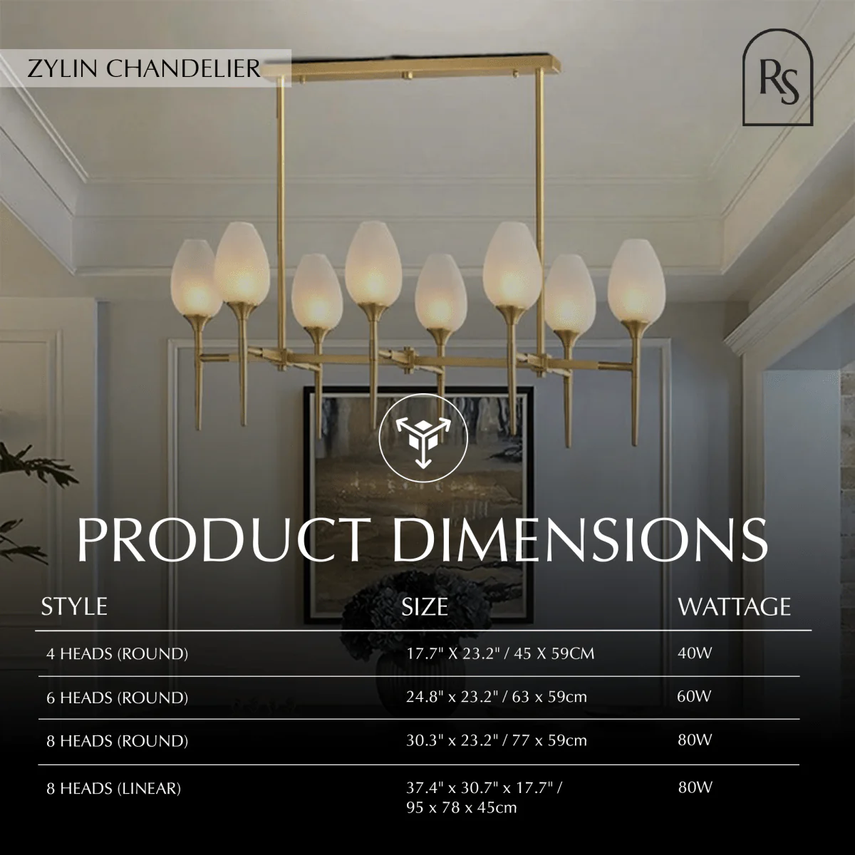 Zylin Chandelier - Image 8