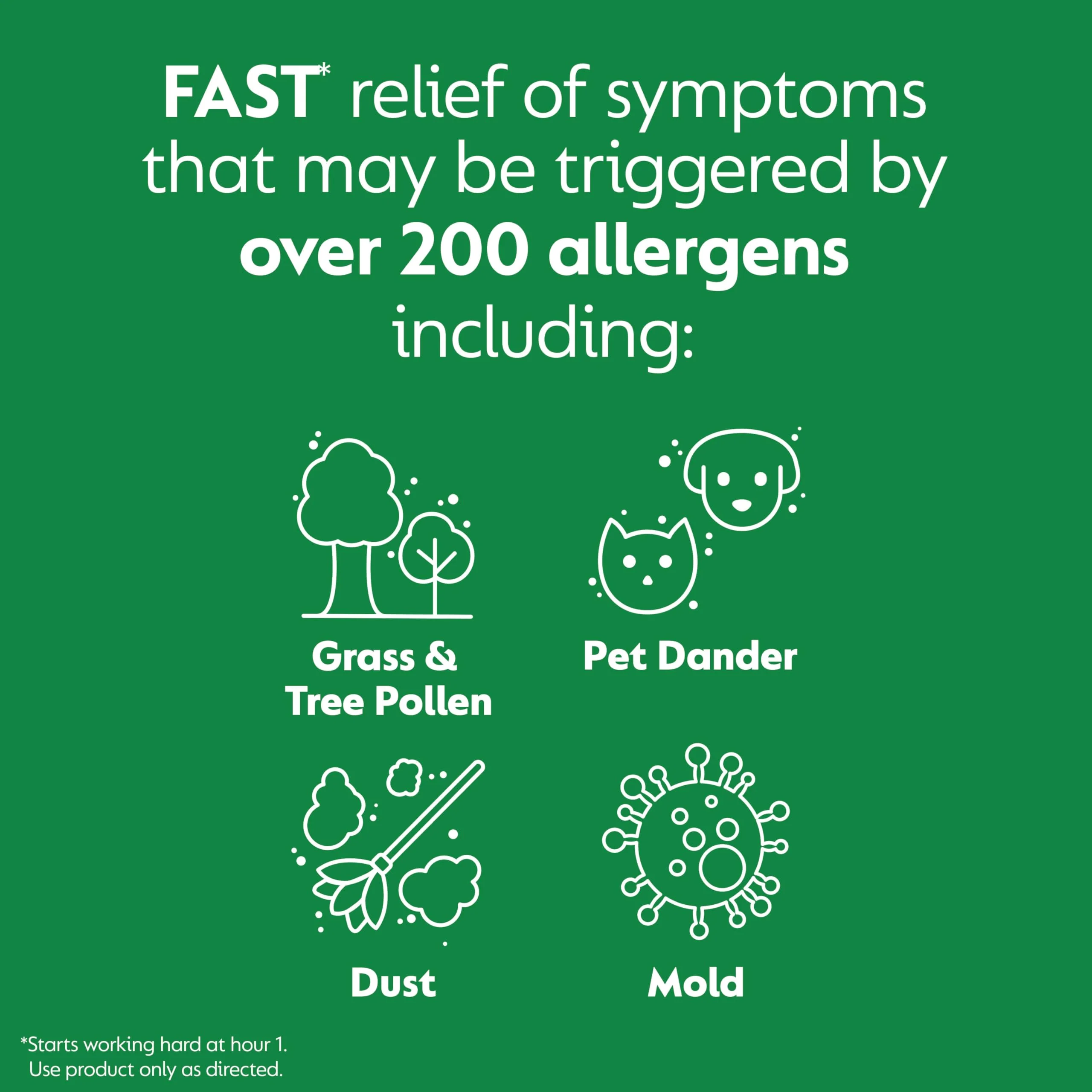 Zyrtec 24 Hour Allergy Relief Tablets, Individually Wrapped Indoor and Outdoor Allergy Medicine with 10 mg Cetirizine HCl per Antihistamine Tablet, 1 Tablet Per Pack, 50 ct Dispensit Pack - Image 7